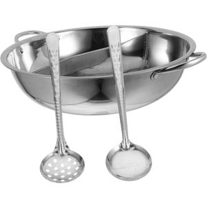 Divided Pot for Cooking Two-flavor Hot Pot Stainless Steel Family Size Cookware