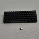 RK ROYAL KLUDGE RK61 Wired 60% Mechanical Gaming Keyboard Programmable QMK/VIA RGB Backlit 61 Keys Ultra-Compact Hot Swappable Brown Switch Black