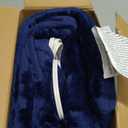 Massaging Weighted Heating Pad for Back Pain Relief,Heating Pads for Neck, Shoulder,Cramp,Portable Heated Pad with 3 Heat Settings & 6 Massage,18 Relaxing Combinations,Auto Off,20"*24",Dark Blue