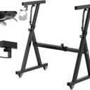 Z Style Keyboard Stand with Wheels for 54/61/76/88 Electric Pianos
