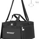 NEEWER Tennis Ball Hopper, Pickleball Retriever Collector Basket Cart Holder Tennis Court Equipment Accessory for Training Teaching, 15.7"x11.8"x11"/40x30x28cm