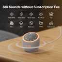 Hotmoon Sound Machine 388 Soothing Sounds White Noise Machine for Babies & Adults, Smart Night Light, Sleeping Timer App Control, Brown Noise Pink Noise Block Out Office Yoga, Plug-in