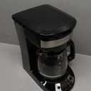 Hamilton Beach 12 Cup Programmable Coffee Maker, Brew Options, Glass Carafe (46299), Black with Stainless Accents