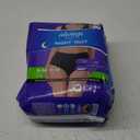 Always Discreet Adult Incontinence Overnight Underwear for Women, Small/Medium, Up to 100% Bladder Leak Protection, 16 S/M