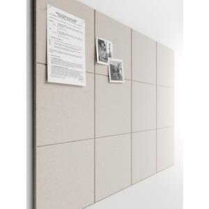 Bumusty Large Cork Board 47"x35" Alternative - 12 Pack Felt Wall Tiles with 70 Safe Removable Adhesive Tabs, 30 Pushpins, Cork Boards for Walls Pin Board Bulletin Board Office Decor (Oatmeal)