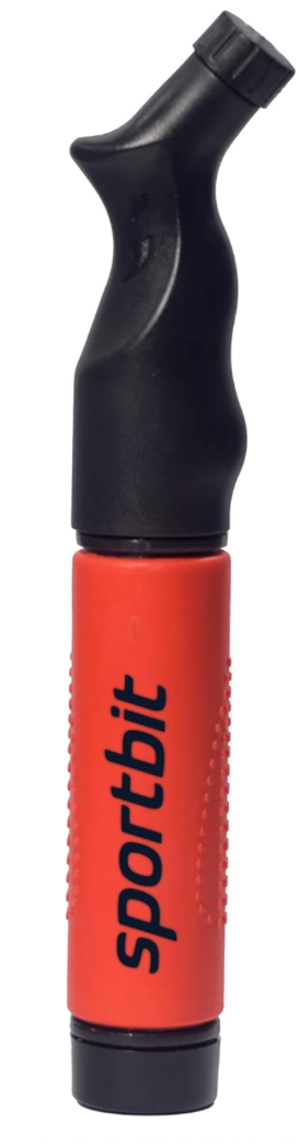 SPORTBIT Ball Pump for Sports Balls - Push & Pull Inflating System - Hand Pump for All Exercise Balls - Volleyball Pump, Basketball Inflator, Football & Soccer Ball Air Pump