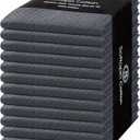 Softopia Cotton Gray Kitchen Towels  Waffle Weave, 100% Cotton, Soft & Absorbent, Fast Dry, Durable, 16x26 Inches, Perfect for Dish Drying, Bar, Cleaning, and Everyday Use, Set of 12, Grey