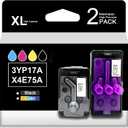 High Yield Combo 3YP17A X4E75A Printhead Replacement for HP 660 670 700 6000 6001 7000 7001 7300 7301 7600 7602Series Printers with Black and Color Ink cartridges Printhead