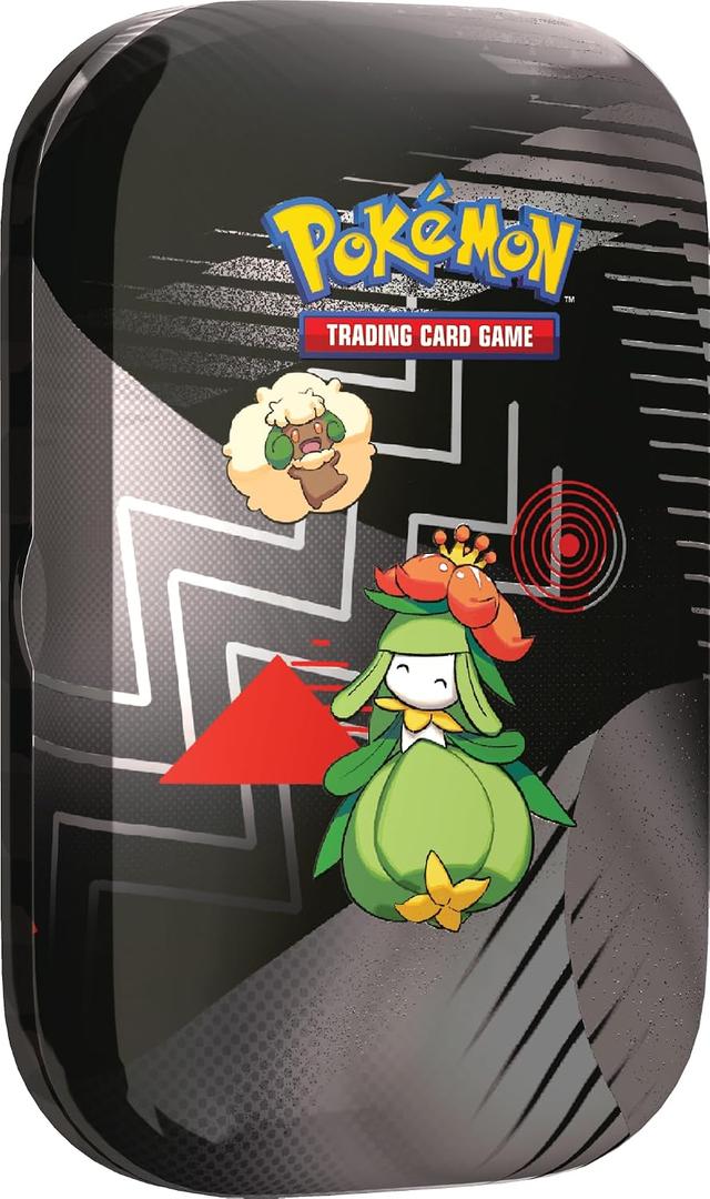 Pokmon TCG: Unova Mini Tin Lilligant & Whimsicott (2 Booster Packs & 1 Sticker Card)