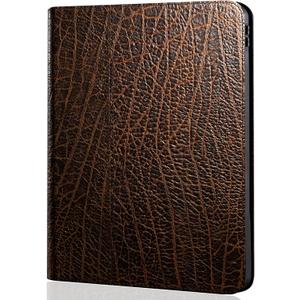 Gexmil Leather Case for iPad Air 11 Inch M3 2025/ M2 2024,iPad Air 10.9 Inch Case 5th/4th Generation 2022/2020, Top Grain Leather Cover Auto Sleep/Wake, Adjustable Stand,Buffalo Pattern
