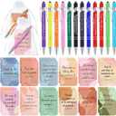 72 Pieces Regalos Cristianos En Espaol Regalos Para Christain Bible Spanish Gift Religious Notebooks and Pen with Bag Easter Baptism Graduation Gift for Women Men Church(Boho Style)