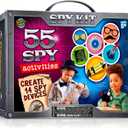 Kids Spy Kit, Explore 15 Secret Missions & Create 14 Detective Gadgets - Birthday for 7, 8,9,10 Year-Old Boy