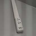 Outlet Extender Stick - 2 AC Outlets, 3 USB, 22"-34", 180° Rotating