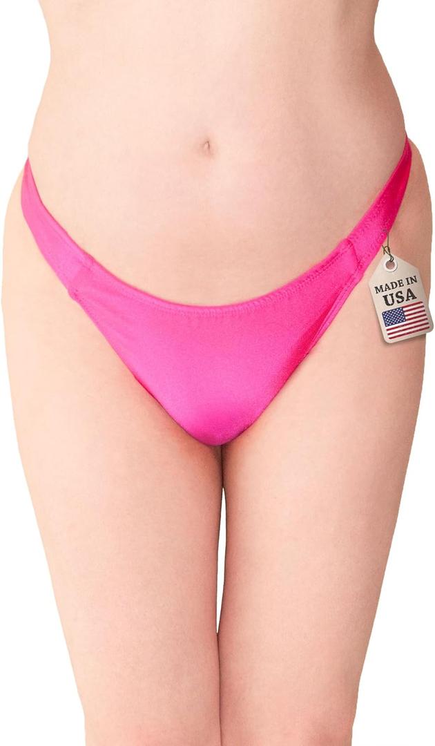 Glamour Boutique Low Profile Thong Gaff for Crossdressing Men/Transgender (Sizes XS-XL), Black, White, Pink, Purple, Beige (Small)