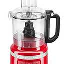 KitchenAid 7 Cup Food Processor Plus 3 speed Knead Chop Shred Slice Puree Empire Red