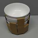 DOWAN 39 OZ Soup Bowls Set of 4 - Large Cereal Bowls, White Ceramic Big and Deep Ramen Bowls for Noodle, Pasta, Salad, Mixed Fruit - Dishwasher & Microwave Safe