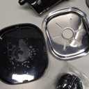 Single Serve Coffee Maker for K-Cup Pod and Grounds, Hot and Iced Coffee Maker, Strong Button Feature, 6 to 14oz Brew Sizes, 50oz Removable Tank, Up to 6.5 Inch Cup, Stainless Steel, Black