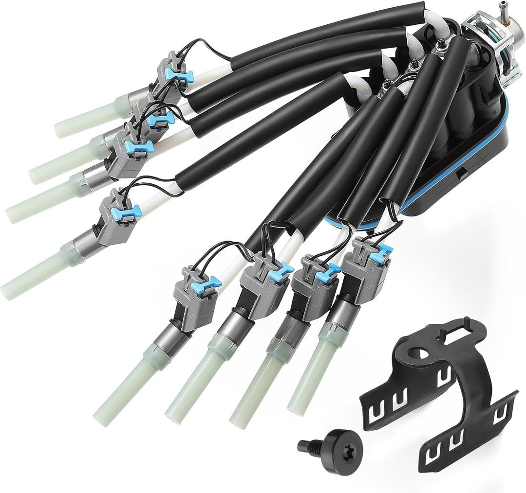 FJ504 Spider Fuel Injector wi/ 8 Cylinder Fit for Chevy Pickup V8 5.0L 5.7L 1996-2000 Replace# 25340347 17114163 FJ10566