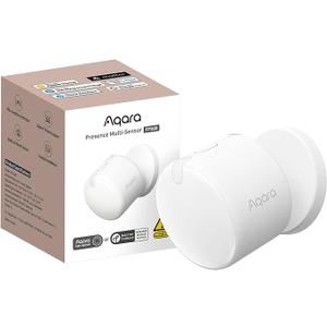 Aqara Presence Sensor FP300 Wireless 5in1 Motion Sensor with mmWave, PIR, Light, Temperature & Humidity Detection, Thread & Zigbee, Supports HomeKit, Home Assistant, Alexa, Google Home