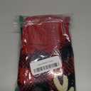 KYEESE Dog Christmas Sweater with Reindeer Pattern, Red Buffalo Plaid Knitwear, Turtleneck Dog Sweater for Small Dogs with Leash Hole, Cozy Winter Holiday Outfit, Warm Soft Pet Clothes, Medium (Medium (7-11lbs))