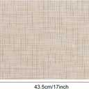 Myir JUN Placemats Set of 8, Vinyl Woven Placemats Place Mats Indoor Set of 8 Washable Table Mats Non-Slip Place mats for Dining Table (Beige, Set of 8)