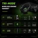 Acer Wireless Gaming Headset for PS5, PC, PS4, Switch, Mac & Laptop, Tri-Mode 2.4GHz Wireless/Bluetooth 5.4/3.5mm Wired, Suspension Headband, 50mm Dynamic Drivers, Detachable ENC Mic, Black
