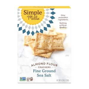 Simple Mills Almond Flour Crackers, Fine Ground Sea Salt - Gluten Free, Vegan, Healthy Snacks, 4.25 Ounce (Pack of 1) BBD: 

04/19/2026