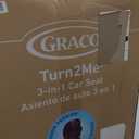 Graco Turn2Me 3-in-1 Rotating Convertible Car Seat, London, Rear-Facing Rotation Only, Forward-Facing Mode, Highback Booster Up to 100 lbs, Adjustable Headrest & Harness, Steel Reinforced Frame, MFG Date: 2025/10/08