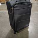 Beverly Hills Polo Club Luggage 23" Lightweight Hardside Carry-On Luggage with Spinner Wheels - Expandable - Airline-Approved, Polycarbonate Hard Suitcase for Ultra Lightweight Travel - Phantom Black