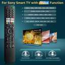Replacement for Sony-TV-Voice-Remote-Control, Compatible with Sony Bravia XR/XBR/KD Series 4K/8K LED OLED Google/Android Smart TVs