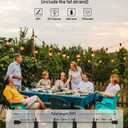 Brightown Outdoor String Lights 25FT G40 Globe Patio Lights with 27 Edison Glass Bulbs(2 Spare), Waterproof Connectable Hanging Light for Backyard Porch Balcony Party Decor, E12 Socket Base, Black