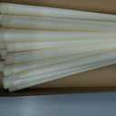 Treela 24 Pcs Flameless Taper Candles Battery Operated Bulk Fake Candles Light LED Candle Sticks Flickering Tapered for Easter Wedding Anniversary Decoration(Basic,11 Inch,Ivory)
