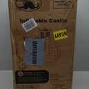 WELLFUNTIME Inflatable Bounce House with Slide, Kids Jumping Castle with Blower, Ball Pit, Climbing Wall, Dartboard, Basketball Hoop, 108x122x86 Inch