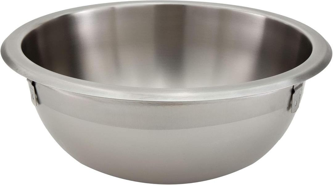 RecPro RV 13" Round Stainless Steel Kitchen Sink | Brushed Nickel Finish | Rust and Stain Resistant (No Faucet)