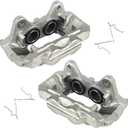 KUSATEC 192766 192767 Front Disc Brake Caliper with Bracket fit for Toyota 4Runner, Lexus GX470 2003 2004 2005 2006 2007 2008 2009, Both Driver Passenger Side