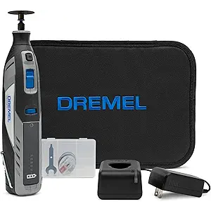 Dremel 8250 12V Lithium-Ion Battery Brushless Motor Cordless Rotary Tool Bundle with All-Purpose Accessory Kit (2 Items)