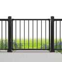 SunCrafts Deck Gate Outdoor，Heavy Duty Anti-Rust Porch Gate，ASTM Certified