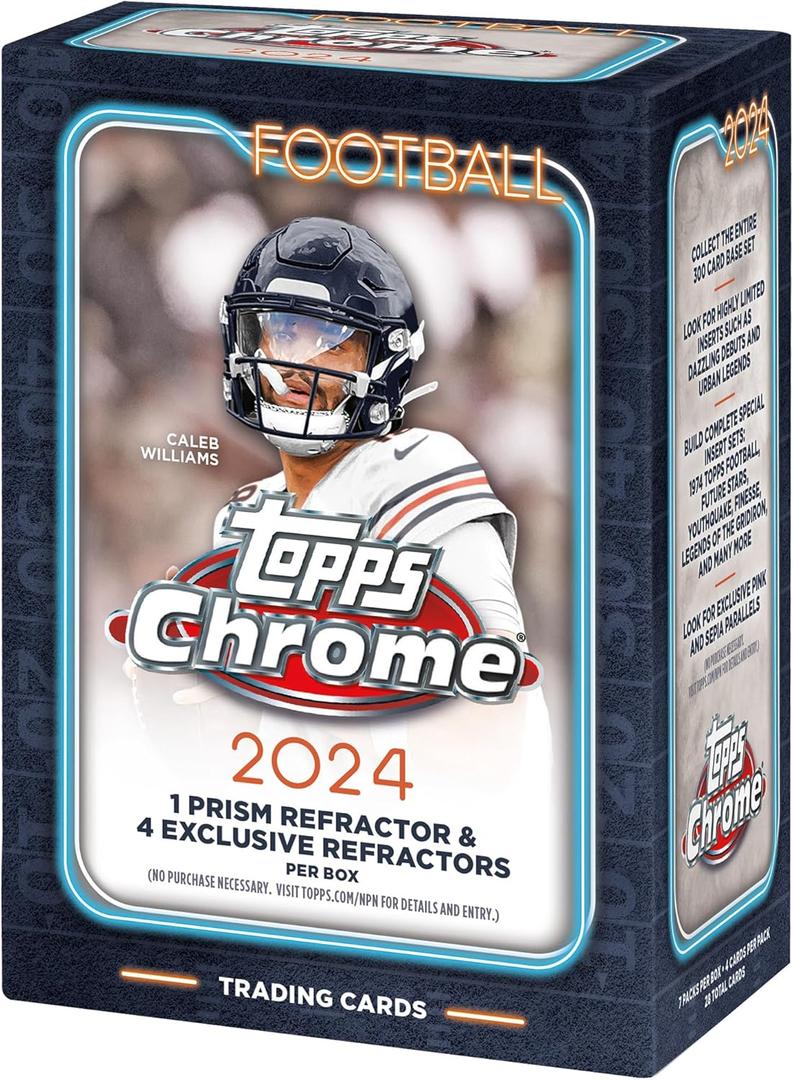 2024 Topps Chrome Football Blaster Box