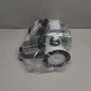 Cambom Rotary Cheese Grater Hand Crank Cheese Shredder for Fresh Cheese, Vegetable, Nuts,Non-slip Suction Base, Free Cleaning Brush Three Blades, White and Black