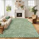 ROYHOME 8x10 Large Area Rug for Living Room Washable Non Slip Bedroom Rugs