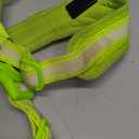 ChalkLit Light Up Dog Harness, No Pull Led Dog Harness Glow-in-The-Dark for Night Walking, USB Rechargeable Lighted Safety Vest for Dogs, Adjustable Soft Mesh Fully Illuminated(Green, L)