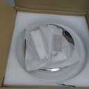 Modern Ceiling Light,50W Flush Mount Ceiling Lights,Dimmable lampara de techo para sala,4 Rings Lighting Fixture Ceiling Lamps for Living Room, Bedroom,Kitchen,Laundry Room,3000-6000K,Chrome