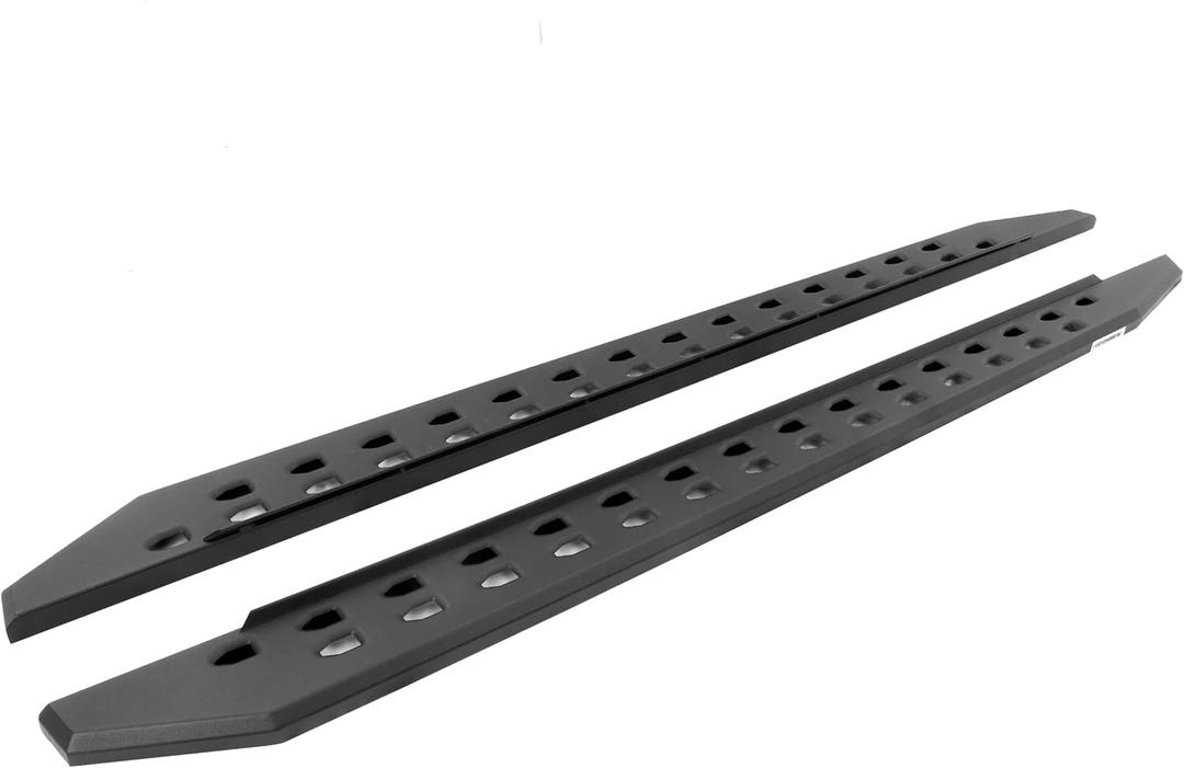 Go Rhino RB20 Slim Running Boards | 80", Galvanized Steel, Textured Black | 69400080SPC
