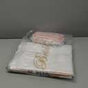 Jecery 6Pcs Bridesmaid Robe Sets Bride Silk Satin Bridal Party with Sleeping Eye Mask and Elastic Headband, Size XXL