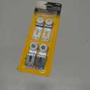 Prime-Line N 7532 Sliding Closet Door Roller Kit, 1 in. Wheel Diameter, Convex (Round) Edge Plastic, Stamped Steel Construction, Includes 1/4 and 3/4 in. Offset Pairs (2 Pack)