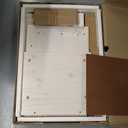 from The Tree Solid Wood Nightstand with Storage Drawer - Small Side Table and Closet Organizer for Bedroom Decor, White