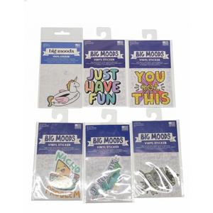 Jacent Vinyl Stickers Big Moods 6 Pack
