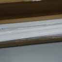 Cordless Faux Wood Blinds 23" W x 36" H, 2 Inch Slat Horizontal Windows Blinds with Crown Valance, Room Darkening Blinds, White Blinds for Home Interiors.