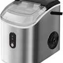 ice Maker Countertop Ice Maker, Portable Electric Ice Cube Maker Machine, 9 Ice Ready in 6 Mins, with Ice Shovel for Home Bar countertop ice Maker