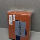 Bedsure 100% Washed Cotton Duvet Cover King Size - Burnt Orange Minimalist Cotton Duvet Cover Linen Like for All Seasons - GentleSoft Plain Simple Bedding (Burnt Orange, King, 104"x90")